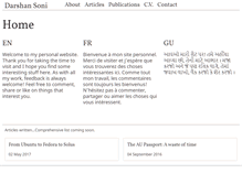 Tablet Screenshot of darshandsoni.com